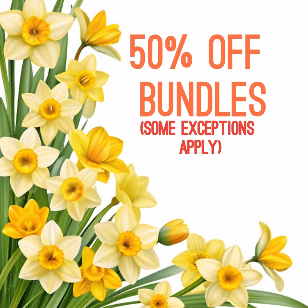 50% OFF BUNDLES 2+ ITEMS